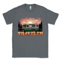 Charcoal Heather traveler Classic Tee - NancyCooperArtShop