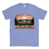 Colony Blue traveler Classic Tee - NancyCooperArtShop