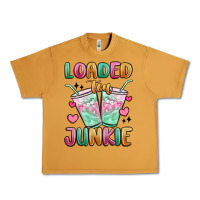 Peanut Butter loaded tea junkie Urban Heavy Tee - MaliasSmallBusiness
