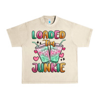 Sandshell loaded tea junkie Urban Heavy Tee - MaliasSmallBusiness