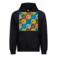 Black american football medal with leopard Urban Hoodie - BundleAndBundleShop