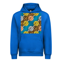Cobalt american football medal with leopard Urban Hoodie - BundleAndBundleShop