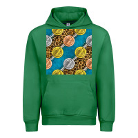 Emerald american football medal with leopard Urban Hoodie - BundleAndBundleShop