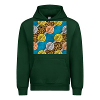 Forest Green american football medal with leopard Urban Hoodie - BundleAndBundleShop