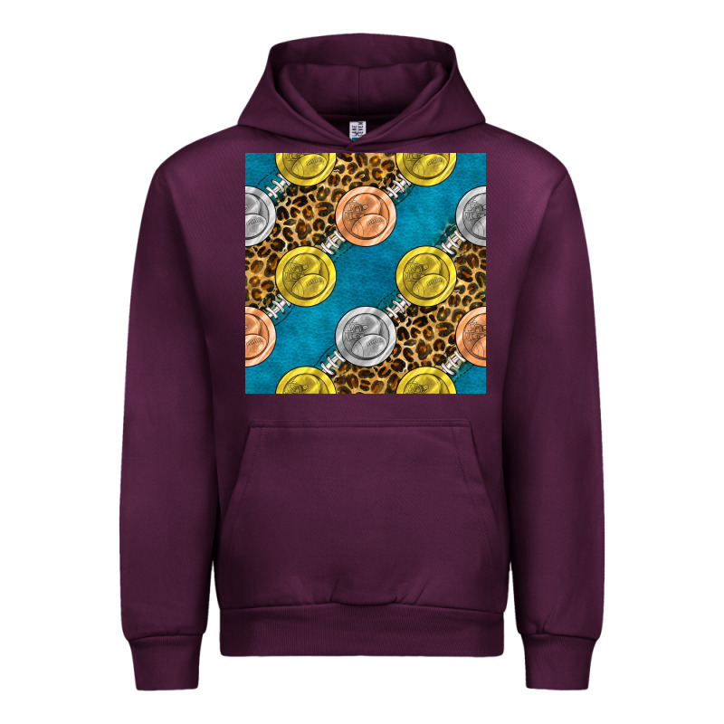 American Football Medal With Leopard Urban Hoodie by BundleAndBundleShop | Teevron