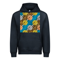Navy american football medal with leopard Urban Hoodie - BundleAndBundleShop