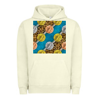 Pigment Pistachio american football medal with leopard Urban Hoodie - BundleAndBundleShop