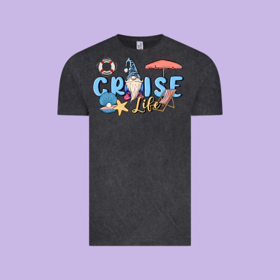 Cruise Life Sailor Gnome Vintage Tee Designed By Maliassmallbusiness