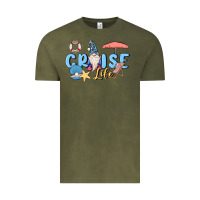 Vintage Olive cruise life sailor gnome Vintage Tee - MaliasSmallBusiness