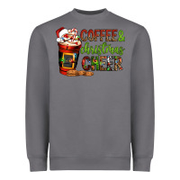 Storm Coffee and Christmas cheer Heavyweight Sweatshirt - NancyCooperArtShop