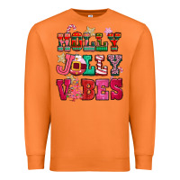 Carrot holly jolly vibes pink christmas Premium Sweatshirt - CowGirlArtShop