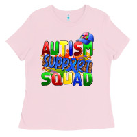 Bubblegum Pink autısm support squad Ladies Tee - AdoDesignShop