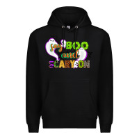Black say boo and scary on Premium Hoodie - CowGirlArtShop