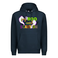 Navy say boo and scary on Premium Hoodie - CowGirlArtShop