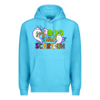 Ocean Blue say boo and scary on Premium Hoodie - CowGirlArtShop