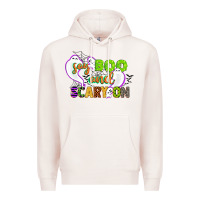 Pale Pink say boo and scary on Premium Hoodie - CowGirlArtShop