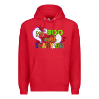 Red say boo and scary on Premium Hoodie - CowGirlArtShop