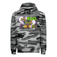Slate Camo say boo and scary on Premium Hoodie - CowGirlArtShop
