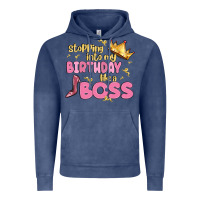 Vintage Denim birthday boss Vintage Hoodie - MaliasSmallBusiness