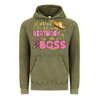 Vintage Olive birthday boss Vintage Hoodie - MaliasSmallBusiness