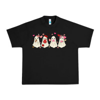 Black valentines day ghost Urban Heavy Tee - MaliasSmallBusiness