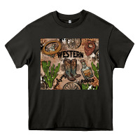 Asphalt western rodeo Heavy Core Tee - AdoDesignShop