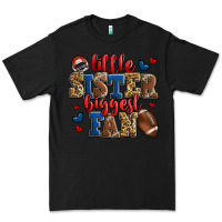 Black little sister biggest fan american football Premium Tee - Jasminsmagicworld