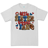 Dove Grey little sister biggest fan american football Premium Tee - Jasminsmagicworld