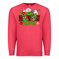 Cardinal nurse claus christmas Premium Sweatshirt - CowGirlArtShop