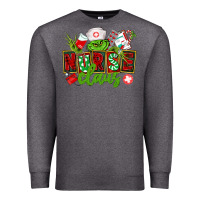 Charcoal Heather nurse claus christmas Premium Sweatshirt - CowGirlArtShop
