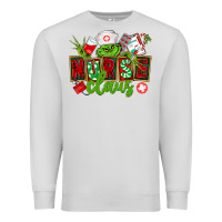Dove Grey nurse claus christmas Premium Sweatshirt - CowGirlArtShop