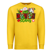 Lemon nurse claus christmas Premium Sweatshirt - CowGirlArtShop