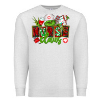 Oatmeal Heather nurse claus christmas Premium Sweatshirt - CowGirlArtShop