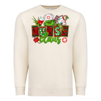 Sandshell nurse claus christmas Premium Sweatshirt - CowGirlArtShop