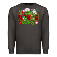 Smoke nurse claus christmas Premium Sweatshirt - CowGirlArtShop