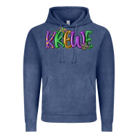 Vintage Denim mardi gras krewe Vintage Hoodie - MaliasSmallBusiness
