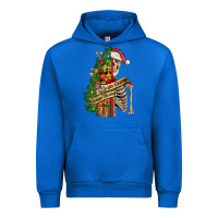 Cobalt sorta merry sorta scary skeleton Urban Hoodie - FaDigitalArtStudio