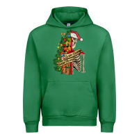 Emerald sorta merry sorta scary skeleton Urban Hoodie - FaDigitalArtStudio