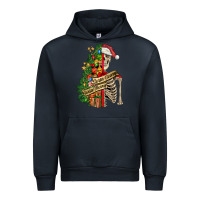 Navy sorta merry sorta scary skeleton Urban Hoodie - FaDigitalArtStudio