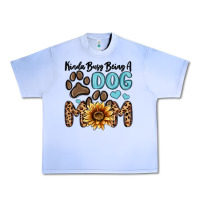 Grape Ice kinda busy being a dog mom Urban Heavy Tee - MaliasSmallBusiness