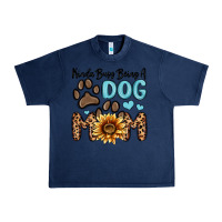 Navy kinda busy being a dog mom Urban Heavy Tee - MaliasSmallBusiness