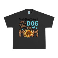 Pigment Black kinda busy being a dog mom Urban Heavy Tee - MaliasSmallBusiness