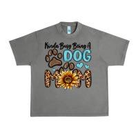 Tornado kinda busy being a dog mom Urban Heavy Tee - MaliasSmallBusiness
