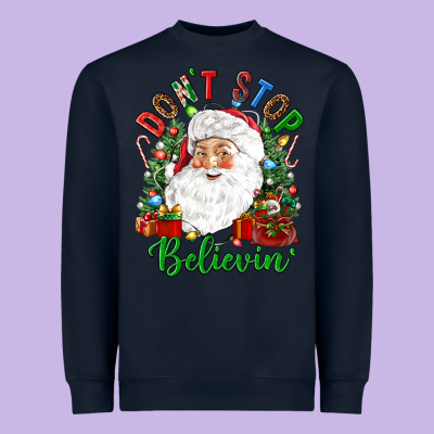 Don't Stop Believin' Heavyweight Sweatshirt Designed By Nancycooperartshop