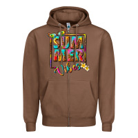 Chestnut summer vibes Zipper Hoodie - NancyCooperArtShop