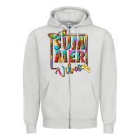 Summer Vibes Zipper Hoodie | Teevron