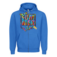 True Royal summer vibes Zipper Hoodie - NancyCooperArtShop