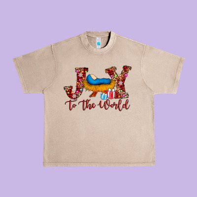 Joy To The World Urban Heavy Tee Designed By Adodesignshop