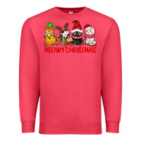 Cardinal meowy christmas Premium Sweatshirt - CowGirlArtShop