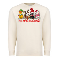 Sandshell meowy christmas Premium Sweatshirt - CowGirlArtShop